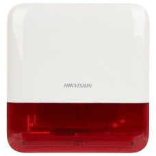 DS-PS1-E-WE Red Indicator. Оповещатель свето-звуковой радиоканальный уличный. AX PRO Hikvision