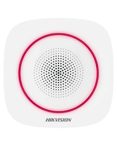 DS-PS1-II-WE(RU) Red Indicator. Оповещатель свето-звуковой радиоканальный. AX PRO Hikvision в Хабаровске