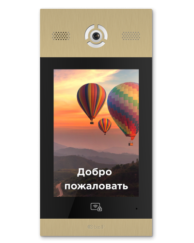 AA-14FB GOLD. Вызывная панель подъездного IP-домофона. BAS-IP в Хабаровске