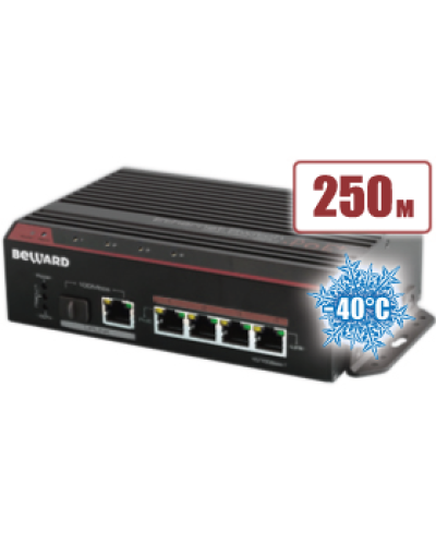 STP-411HP. Коммутатор 4-портовый. Beward в Хабаровске