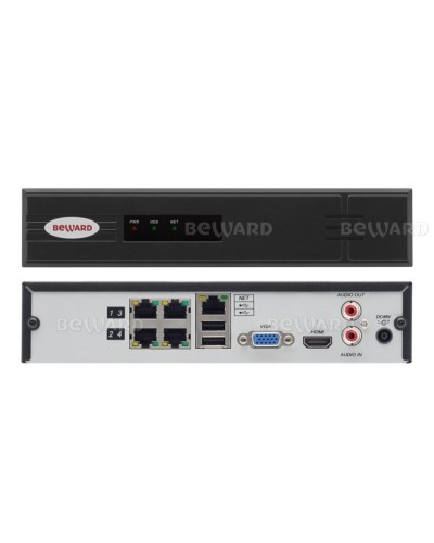 BK0104H2-P4. IP-видеорегистратор 4-канальный. Beward в Хабаровске