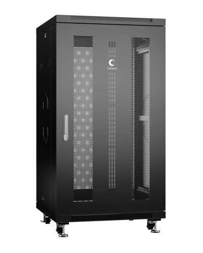 ND-05C-22U60/80-BK (8563c). Шкаф телекоммуникационный 19 напольный 22U. CABEUS в Хабаровске