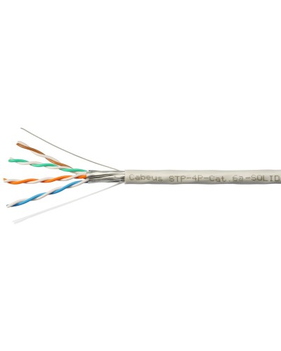 STP-4P-Cat.6a-SOLID-IN-PVC (7196c). Кабель «витая пара» (LAN) для структурированных систем связи. CABEUS в Хабаровске