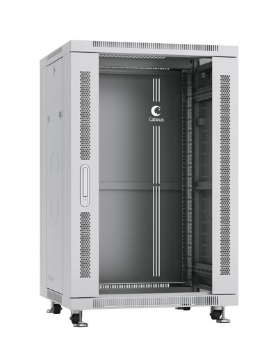 SH-05C-22U60/100 (7054c). Шкаф телекоммуникационный 19 напольный 22U. CABEUS в Хабаровске