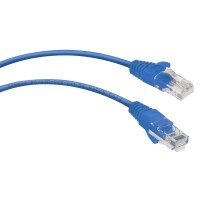 PC-UTP-RJ45-Cat.5e-1.5m-BL (7693c), синий. Патч-корд медный. CABEUS