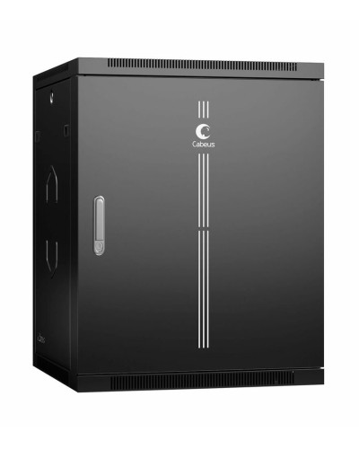 SH-05F-15U60/60m-R-BK (10746c). Шкаф телекоммуникационный 19 настенный 15U. CABEUS в Хабаровске