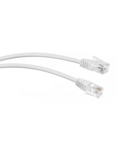 PC-TEL-RJ12-2m (7889c), белый. Патч-корд медный. CABEUS в Хабаровске