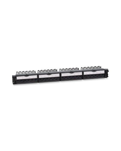 PL-24-KJ-RJ45-Cat.6-180T (11831c): Патч-панель 19" (1U), 24 порта RJ-45, категория 6, с задним кабельным организатором в Хабаровске