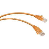 PC-UTP-RJ45-Cat.6-1.5m-OR (8699c), оранжевый. Патч-корд медный. CABEUS