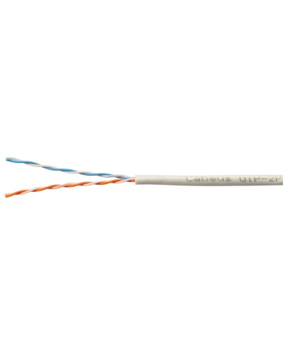 UTP-2P-Cat.5e-SOLID-LSZH-GY-LIGHT-500 (11079c). Кабель «витая пара» (LAN) для структурированных систем связи. CABEUS в Хабаровске