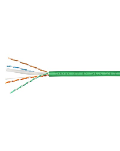 UTP-4P-Cat.6-SOLID-LSLTx-GN (11139c). Кабель «витая пара» (LAN) для структурированных систем связи. CABEUS в Хабаровске