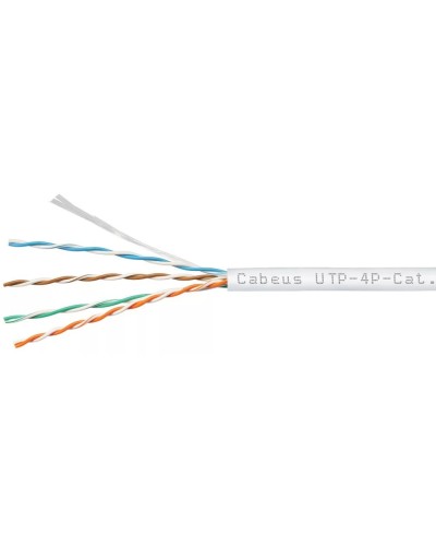UTP-4P-Cat.5e-SOLID-LSZH-GY (9776c). Кабель «витая пара» (LAN) для структурированных систем связи. CABEUS в Хабаровске