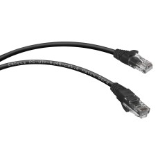 PC-UTP-RJ45-Cat.6-5m-BK (8667c), чёрный. Патч-корд медный. CABEUS
