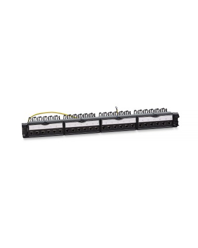 PL-24-KJ-RJ45-Cat.6a-SH-180T (11834c): Патч-панель 19" (1U), 24 порта RJ-45, категория 6a, полностью экранированная в Хабаровске