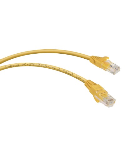 PC-UTP-RJ45-Cat.6-2m-YL (8707c), желтый. Патч-корд медный. CABEUS в Хабаровске