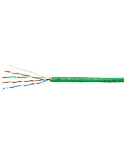 UTP-4P-Cat.5e-SOLID-LSLTx-GN-100 (10990c-5). Кабель «витая пара» (LAN) для структурированных систем связи. CABEUS в Хабаровске