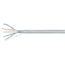 UTP-4P-Cat.6a-SOLID-PVC-GY (11373c). Кабель «витая пара» (LAN) для структурированных систем связи. CABEUS