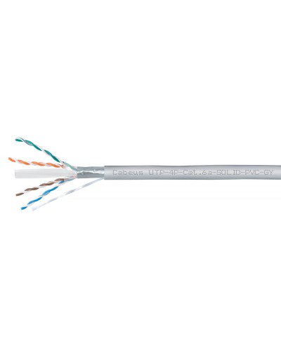 UTP-4P-Cat.6a-SOLID-PVC-GY (11373c). Кабель «витая пара» (LAN) для структурированных систем связи. CABEUS в Хабаровске