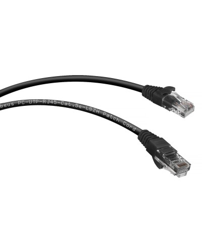 PC-UTP-RJ45-Cat.6-0.5m-BK (8662c), чёрный. Патч-корд медный. CABEUS в Хабаровске
