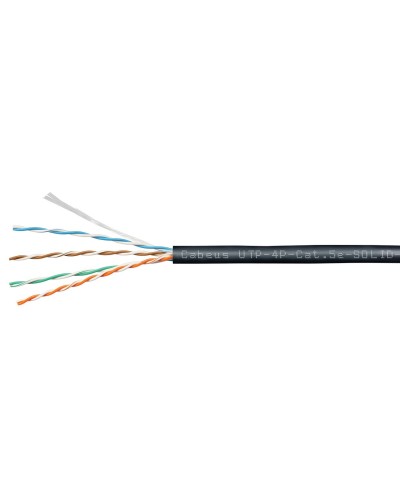 UTP-4P-Cat.6-SOLID-OUT-LSZH-UV-100 (9641c-5). Кабель «витая пара» (LAN) для структурированных систем связи. CABEUS в Хабаровске