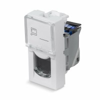 KJ-RJ45-Cat.6-SH-180T-FP-L-22,5 (11841c): Вставка Keystone Jack RJ-45