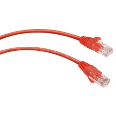 PC-UTP-RJ45-Cat.5e-0.15m-RD (8986c), красный. Патч-корд медный. CABEUS