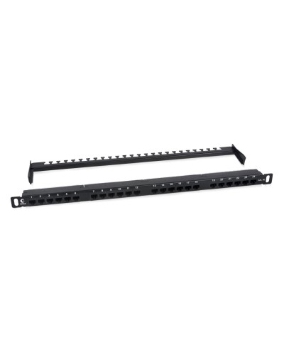 PLHD-24-Cat.5e-Dual-180-0,5U (9663c): Патч-панель 19" в Хабаровске