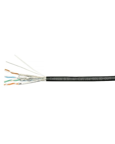 STP-4P-Cat.6a-SOLID-OUT-LSZH-UV (7198c). Кабель «витая пара» (LAN) для структурированных систем связи. CABEUS в Хабаровске