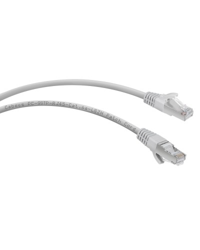 PC-SSTP-RJ45-Cat.6a-1m-LSZH (7901c), серый. Патч-корд медный. CABEUS в Хабаровске