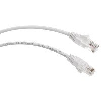 PC-UTP-RJ45-Cat.5e-0.3m-WH (7664c), белый. Патч-корд медный. CABEUS