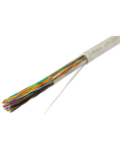 UTP-25P-Cat.3-IN (7279c). Кабель «витая пара» (LAN) для структурированных систем связи. CABEUS в Хабаровске
