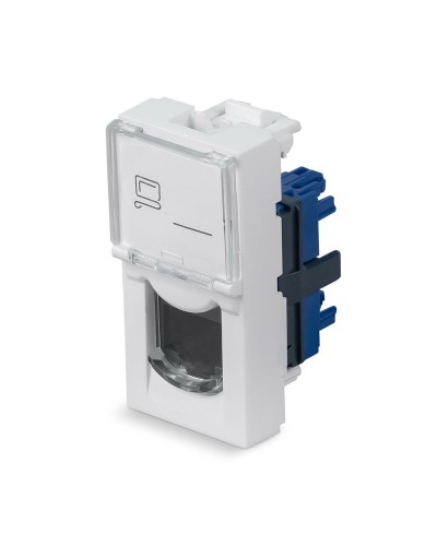 KJ-RJ45-Cat.6-180T-FP-L-22,5 (11840c): Вставка Keystone Jack RJ-45 в Хабаровске