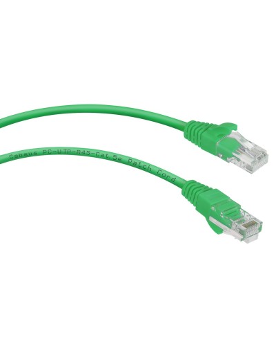 PC-UTP-RJ45-Cat.5e-0.3m-GN (7659c), зелёный. Патч-корд медный. CABEUS в Хабаровске