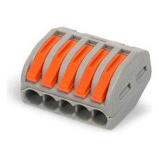 PCT-215 (11397c) (10 шт). Клемма соединительная универсальная 5-ти проводная. CABEUS