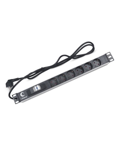 PDU-6P-B-2EU (7292c). Блок розеток 19. CABEUS в Хабаровске