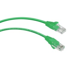 PC-UTP-RJ45-Cat.5e-0.5m-GN (7667c), зелёный. Патч-корд медный. CABEUS
