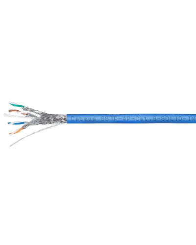 SSTP-4P-Cat.8-SOLID-IN-LSZH-BL (7750c). Кабель «витая пара» (LAN) для структурированных систем связи. CABEUS в Хабаровске