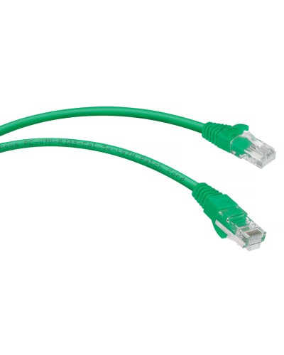 PC-UTP-RJ45-Cat.5e-1m-GN (7454c), зелёный. Патч-корд медный. CABEUS в Хабаровске
