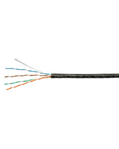 UTP-4P-Cat.5e-SOLID-BK-100 (7252c-5). Кабель «витая пара» (LAN) для структурированных систем связи. CABEUS в Хабаровске