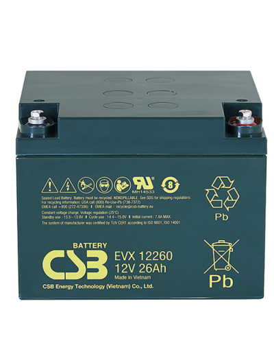 CSB EVX 12260. Аккумулятор герметичный свинцово-кислотный. CSB в Хабаровске