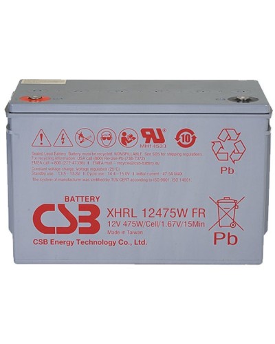 CSB XHRL 12475W FR. Аккумулятор герметичный свинцово-кислотный. CSB в Хабаровске