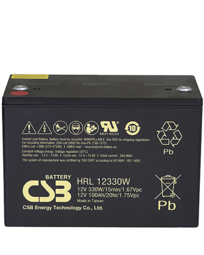 CSB HRL 12330W FR. Аккумулятор герметичный свинцово-кислотный. CSB в Хабаровске