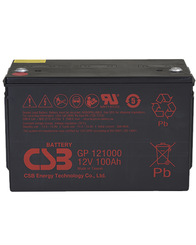 CSB GP 121000. Аккумулятор герметичный свинцово-кислотный. CSB в Хабаровске