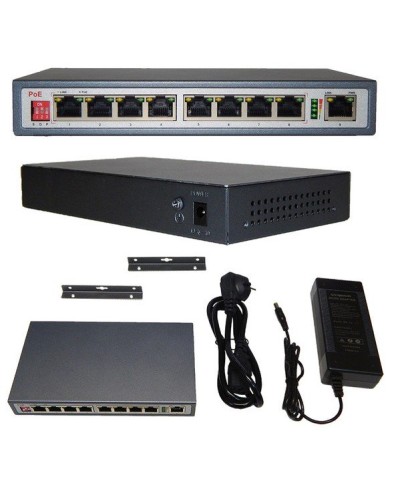 CO-SWP9C. Коммутатор 8-портовый  Gigabit Ethernet с PoE. ComOnyx в Хабаровске