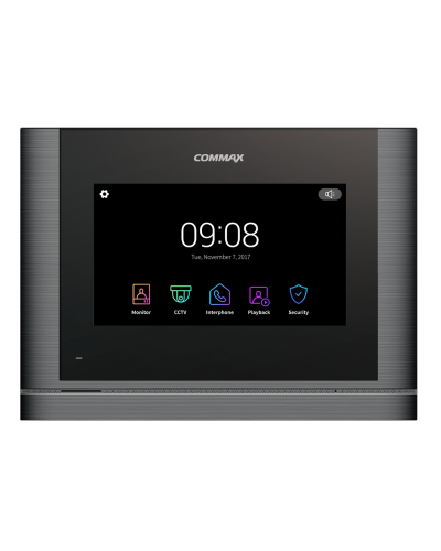 CDV-704MF/VZ (темное серебро) Black Smog. Монитор видеодомофона цветной. Commax в Хабаровске