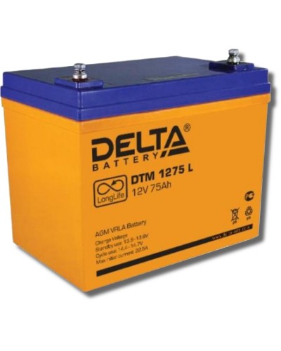Delta DTM 1275 L. Аккумулятор герметичный свинцово-кислотный. Delta в Хабаровске