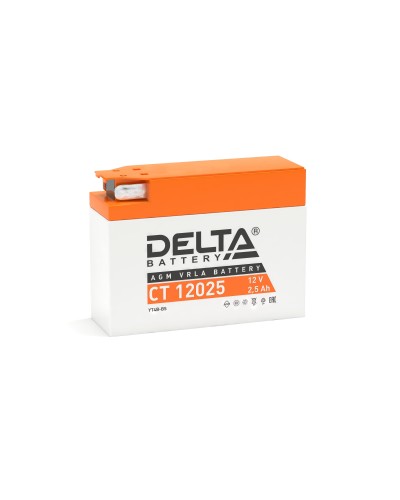 Delta CT 12025. Аккумулятор герметичный свинцово-кислотный стартерный. Delta в Хабаровске