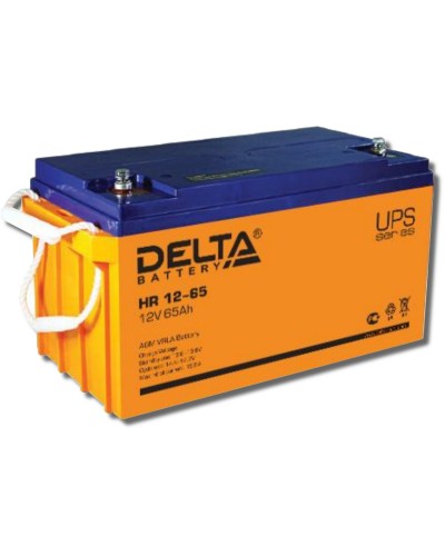 Delta HR 12-65. Аккумулятор герметичный свинцово-кислотный. Delta в Хабаровске