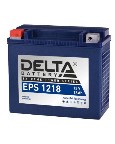 Delta EPS 1218. Аккумулятор герметичный свинцово-кислотный стартерный. Delta в Хабаровске