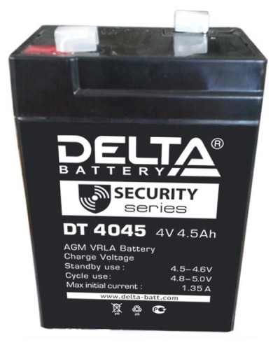 Delta DT 4045 (47мм). Аккумулятор герметичный свинцово-кислотный. Delta в Хабаровске